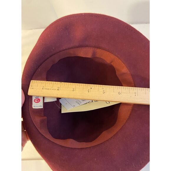 Biking Red 100 WoolOlsenboye Hat new - Picture 5 of 6